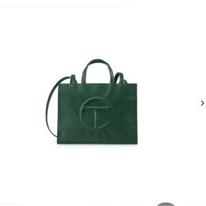 Telfar Dark Olive Green Medium Shopping Bag